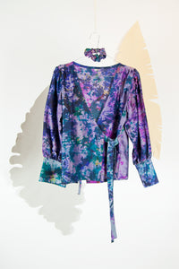 A Splash of Batik Blouse - S #03