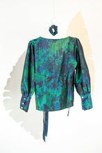 A Splash of Batik Blouse - S #11