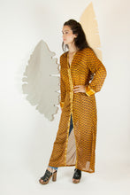 Ikat Saree Kurta Dress - M #01