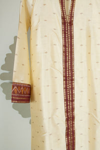 Ikat Saree Kurta Dress - S #01