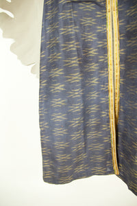 Ikat Saree Kurta Dress - M #03