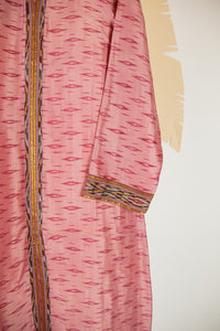 Ikat Saree Kurta Dress - M #04