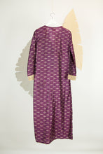 Ikat Saree Kurta Dress - S #04