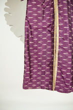 Ikat Saree Kurta Dress - S #04