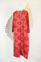 Ikat Saree Kurta Dress - M #05