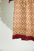 Ikat Saree Wrap Dress - S #03