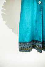 Ikat Saree Wrap Dress - S #11