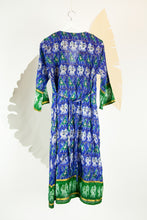 Ikat Saree Wrap Dress - M #13