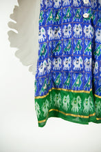 Ikat Saree Wrap Dress - M #13