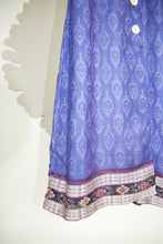 Ikat Saree Wrap Dress - S #16