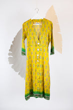 Ikat Saree Wrap Dress - M #17