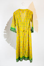 Ikat Saree Wrap Dress - M #17