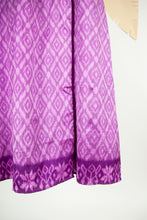 Ikat Saree Wrap Dress - S #19