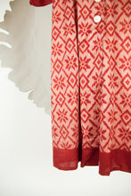 Ikat Saree Wrap Dress - M #25