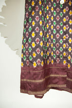 Ikat Saree Wrap Dress - S #25