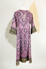 Ikat Saree Wrap Dress - S #29