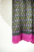 Ikat Saree Wrap Dress - S #32