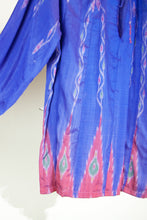 Ikat Saree Smock Top #01