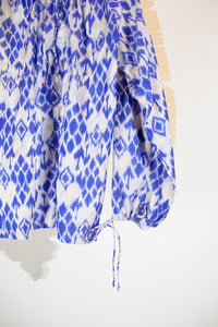 Ikat Saree Smock Top #03