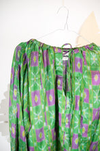 Ikat Saree Smock Top #05