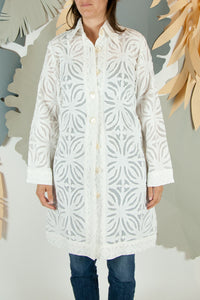 Appliqué Cloud Robe - M #01