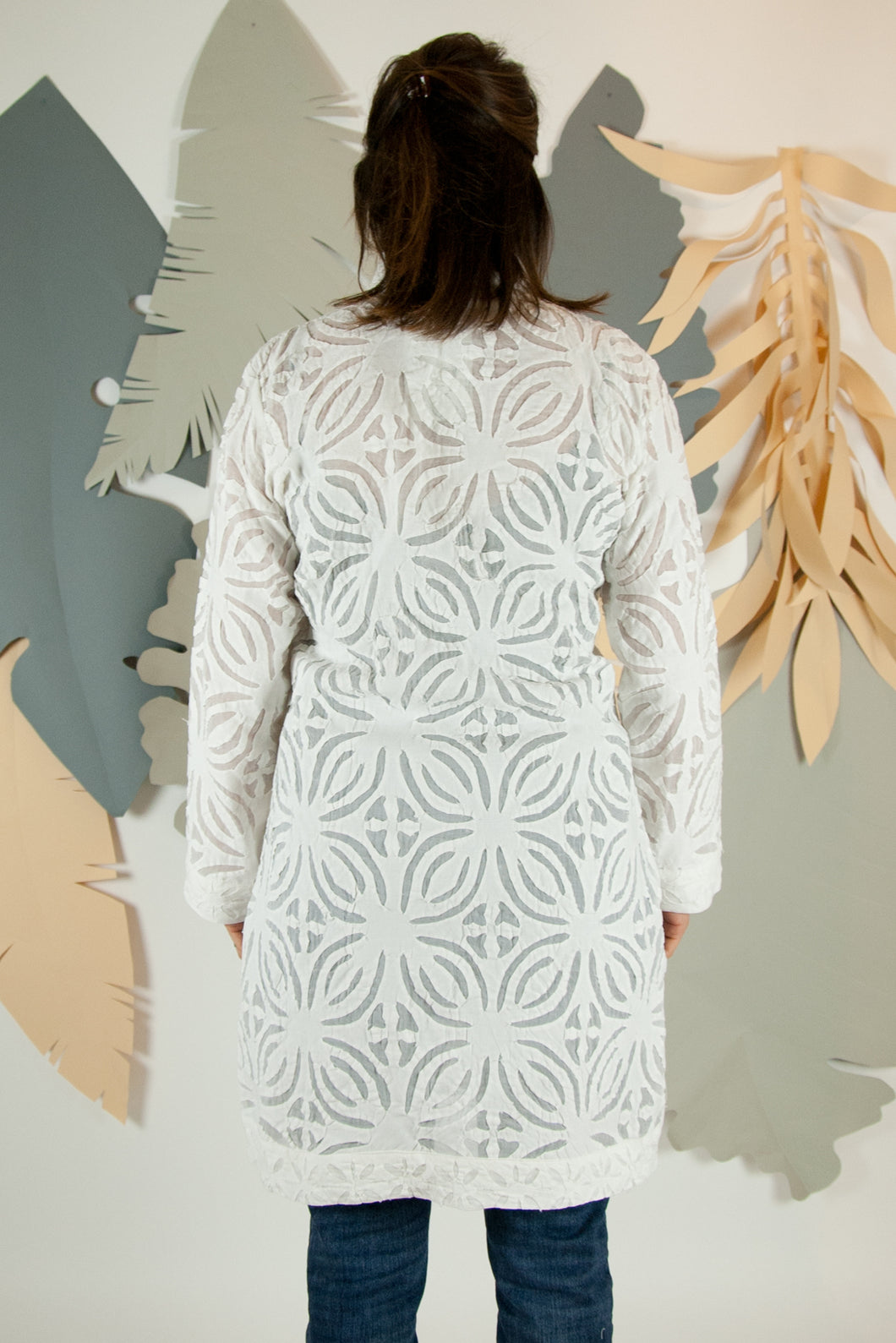 Appliqué Cloud Robe - M #05