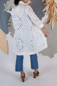 Appliqué Cloud Robe - XS #08