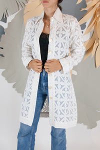 Appliqué Cloud Robe - XS #09