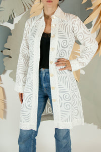 Appliqué Cloud Robe - S #12